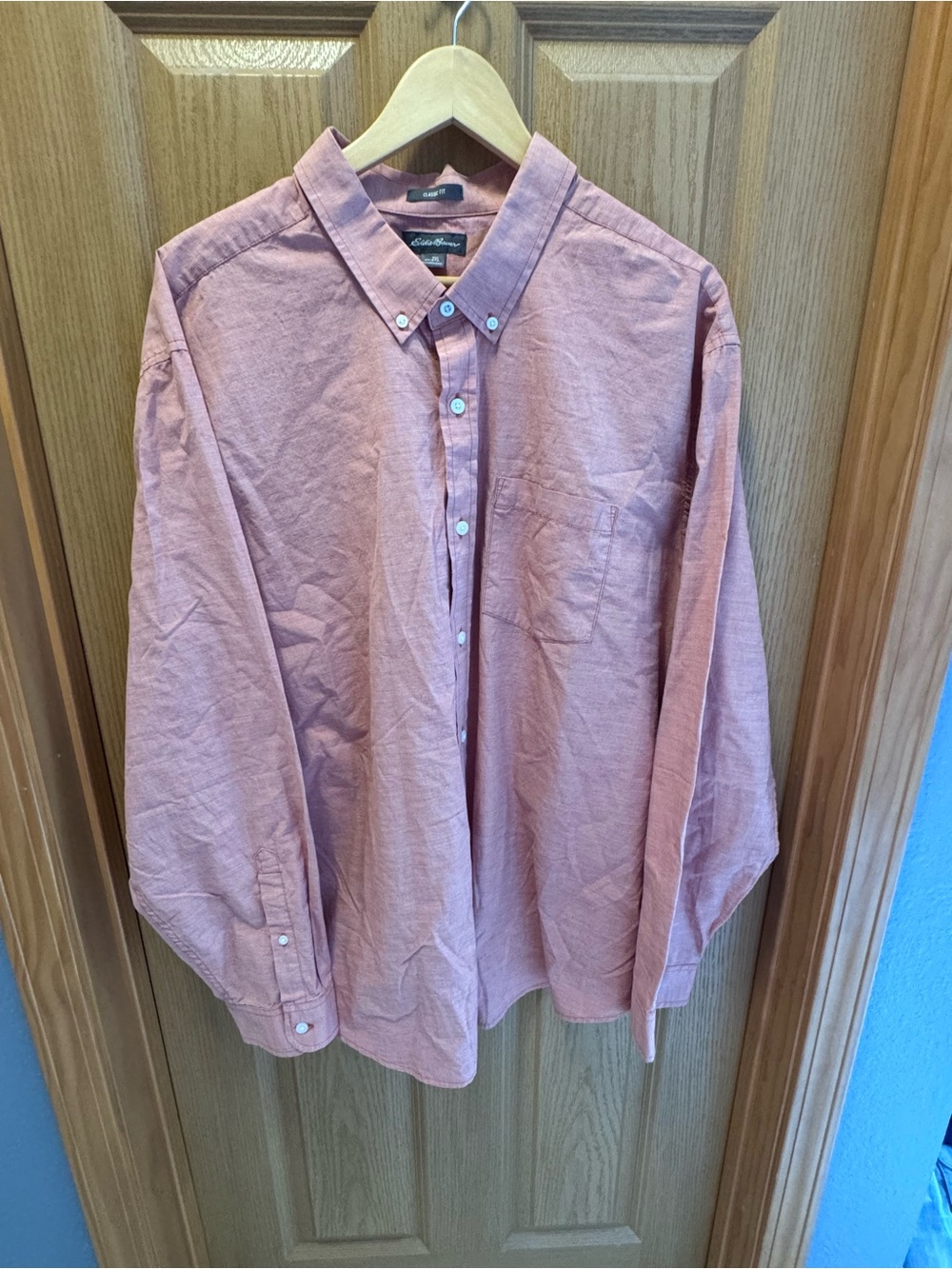 Eddie Bauer Coral Button-Down Men's Casual Shirt